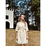 Smashed Lemon Smashed Lemon Myrana feather dress beige
