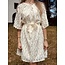 Smashed Lemon Smashed Lemon Myrana feather dress beige