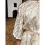 Smashed Lemon Smashed Lemon Myrana feather dress beige