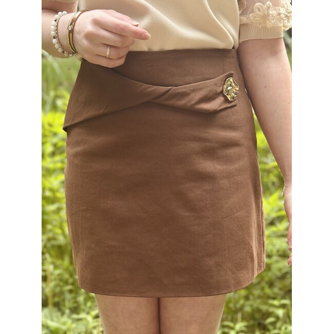 Silvia skirt brown
