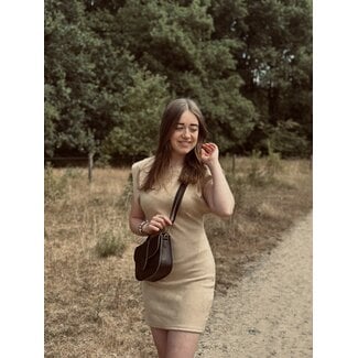 Diara dress suède beige