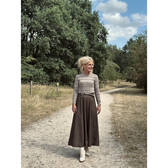 Brigritta sweater taupe