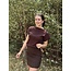 Juline skirt brown glitter
