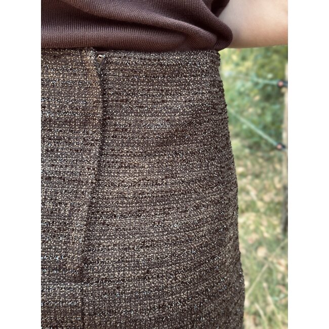 Juline skirt brown glitter