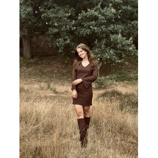 IZ NAIZ IZ NAIZ Juliene dress brown