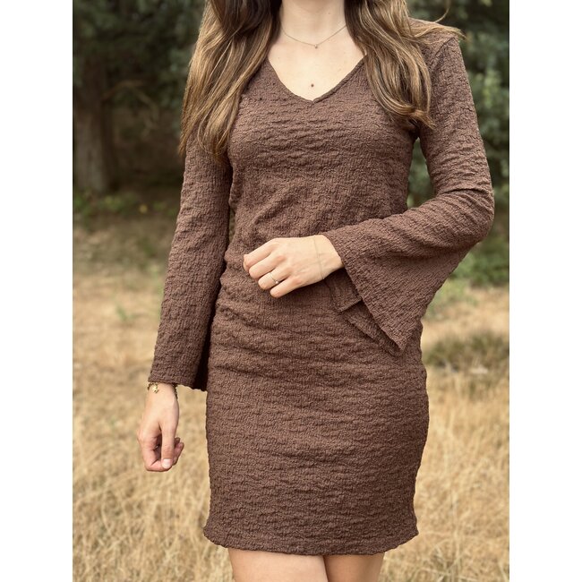 IZ NAIZ IZ NAIZ Juliene dress brown