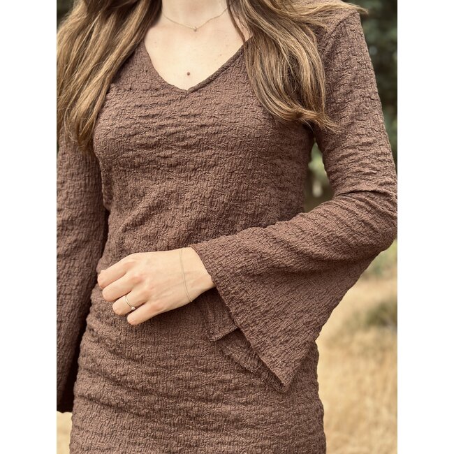 IZ NAIZ IZ NAIZ Juliene dress brown
