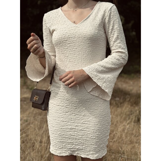 IZ NAIZ IZ NAIZ Juliene dress beige