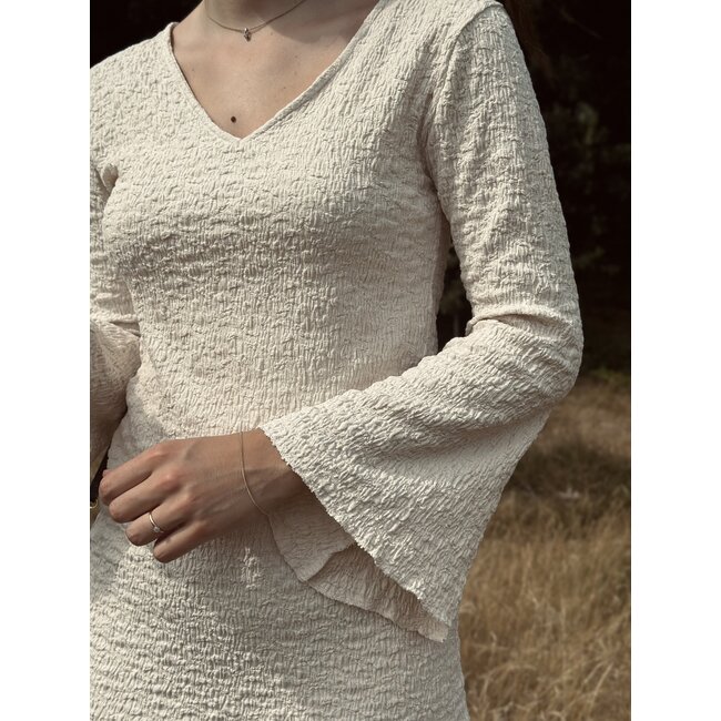 IZ NAIZ IZ NAIZ Juliene dress beige