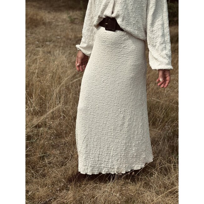 IZ NAIZ IZ NAIZ Juliene long skirt beige