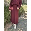 IZ NAIZ IZ NAIZ Juliene long skirt bordeaux red