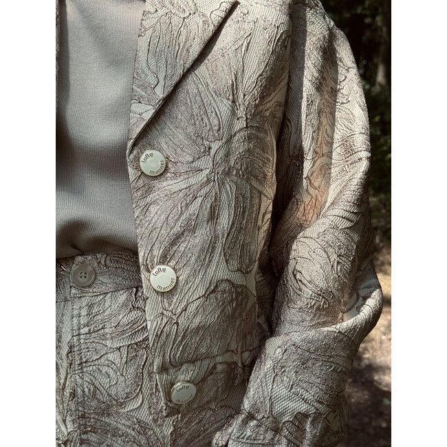 Lofty Manner Lofty Manner Helga bomber jacket gold print