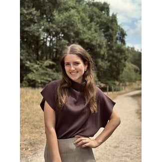 Adriana top dark brown
