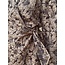 Manona dress brown flower print