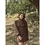 Magrethe dress brown flower print