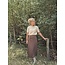 Yolana long skirt brown
