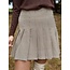 Sisters Point Sisters Point Delia plissé skirt beige/brown