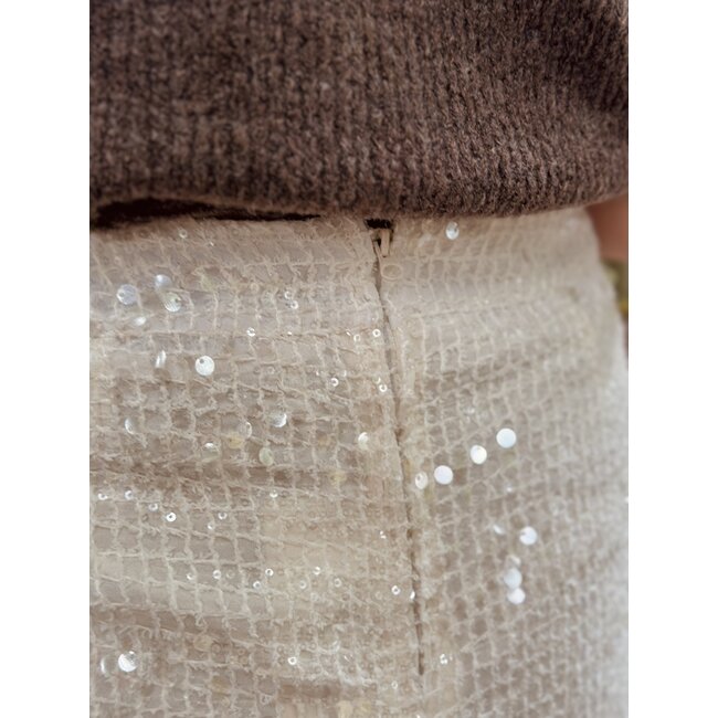 Smashed Lemon Smashed Lemon Molly skirt white/silver