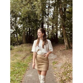 Jenneke skirt denim camel