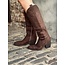 Madelize high cowboyboots suède brown