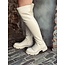 Romee overknee boots leather look beige