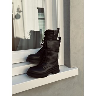Lotte leather boots black