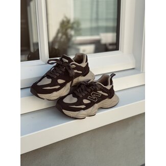 Novianne sneaker brown/beige
