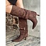 Arieke suède high heels brown