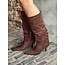 Arieke suède high heels brown
