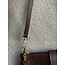 Jolana bag suède /leather look brown