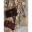 Jolana bag suède /leather look beige
