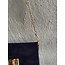 Maurena bag suède look navy blue