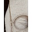 Samanthe bag beige gold studs