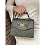 Tamara green bag with thick strap