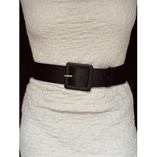 Isha belt leather look black