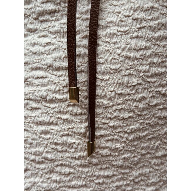 Valerie wrap belt brown One Size