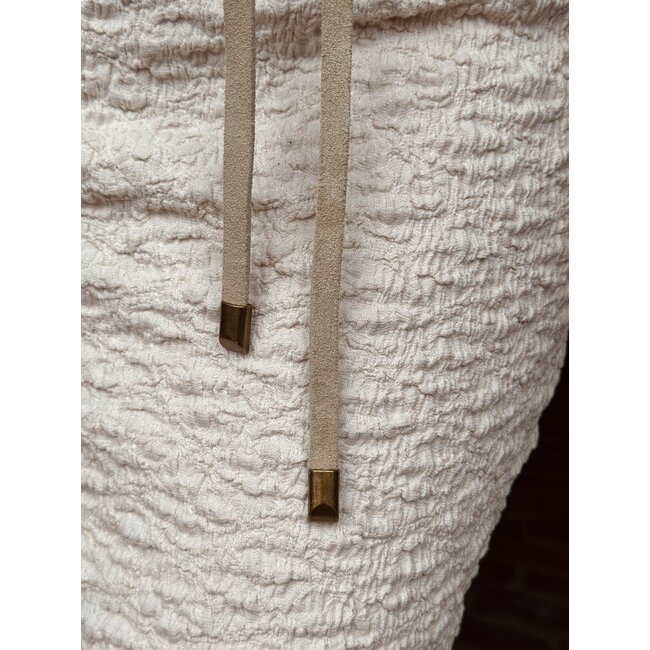 Valerie wrap belt beige suede One Size