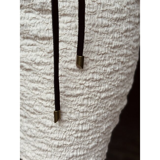 Valerie wrap belt black suede One Size