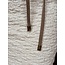 Valerie wrap belt taupe suede One Size