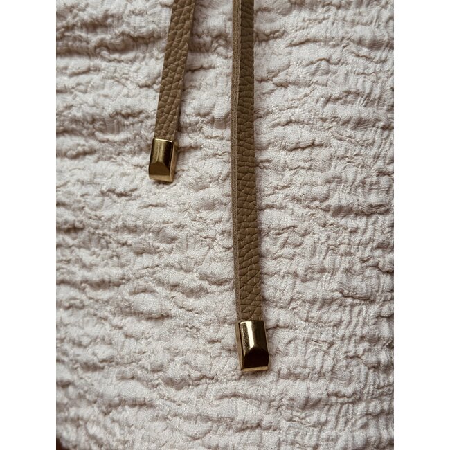 Valerie wrap belt taupe One Size