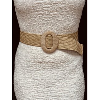 Smashed Lemon Smashed Lemon Marolene belt dark beige One Size