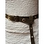 Ysanne belt suede green/gold