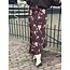Sisters Point Sisters Point Tamara satin skirt brown/pink flower print