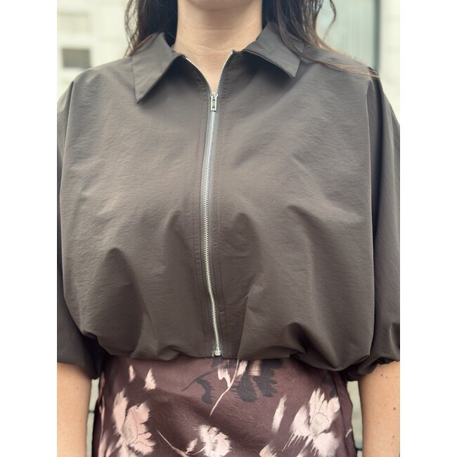 Sisters Point Sisters Point Marijna bomber jacket dark brown