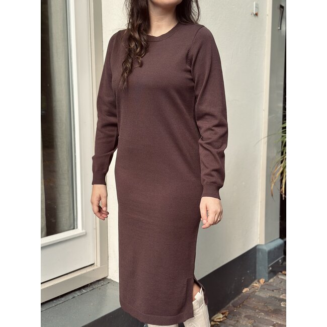 Ze-Ze Ze-Ze Adalyn knitted dress brown