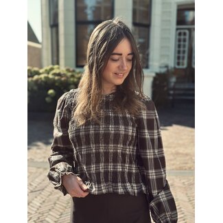 Sisters Point Sisters Point Sascha top brown/beige print