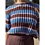 Sisters Point Sisters Point Krissy sweater bordeaux/blue stripes
