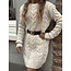 Aniek dress knitted with belt beige