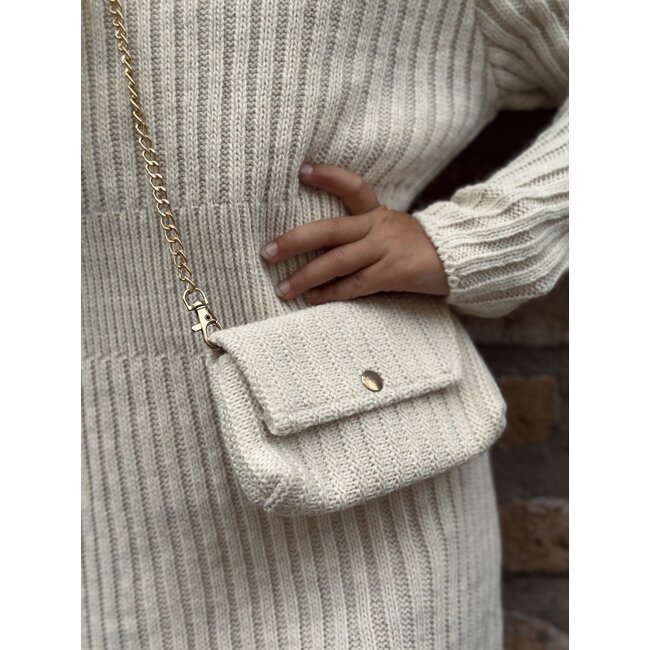Anneloes dress knitted beige