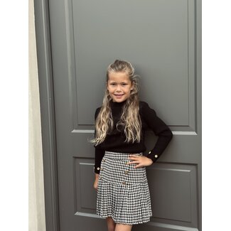 Sterre top black print